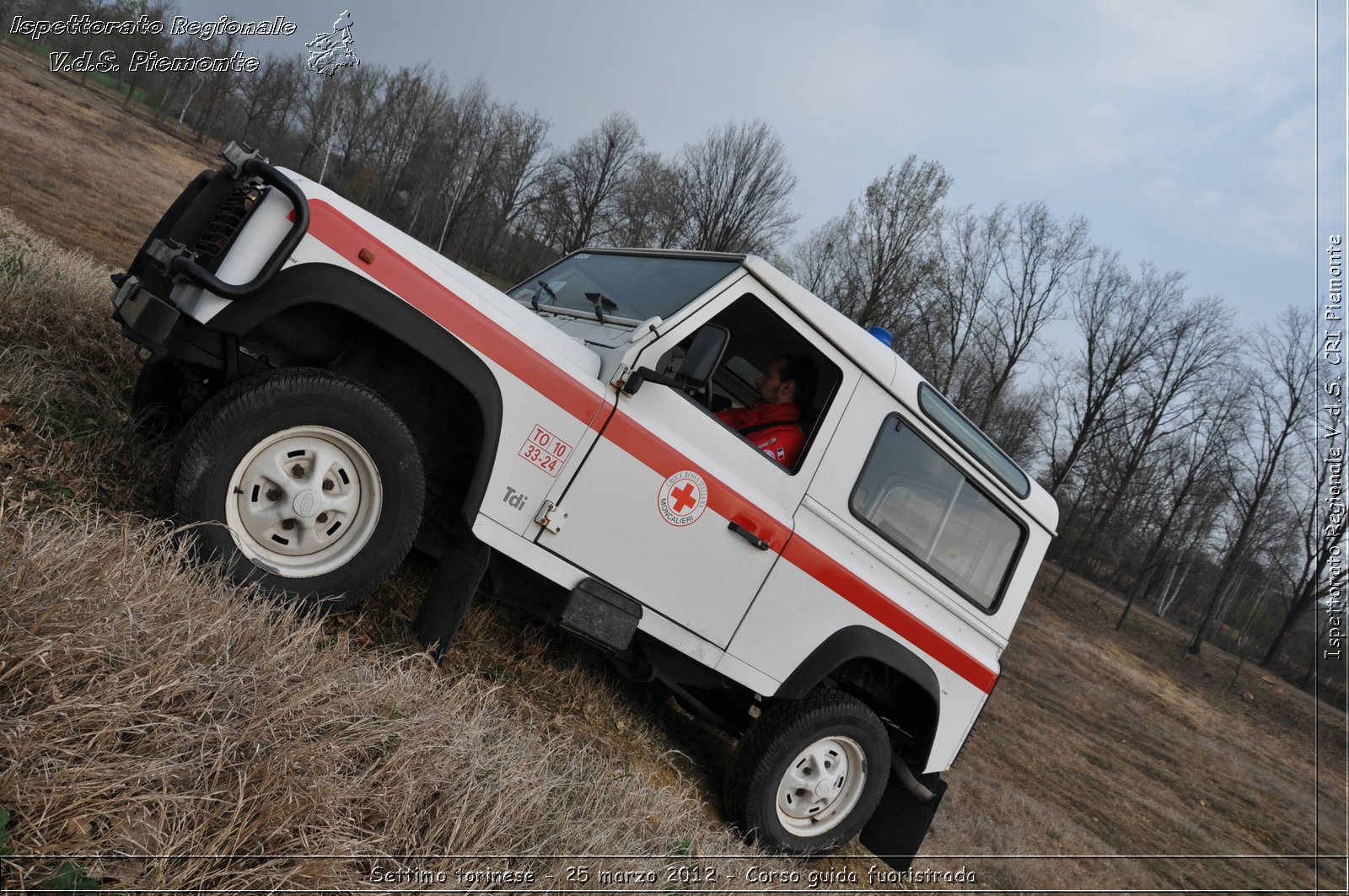 Settimo torinese - 25 marzo 2012 - Corso guida fuoristrada - Croce Rossa Italiana - Ispettorato Regionale Volontari del Soccorso Piemonte