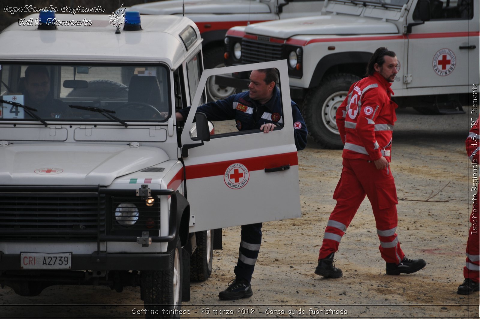 Settimo torinese - 25 marzo 2012 - Corso guida fuoristrada - Croce Rossa Italiana - Ispettorato Regionale Volontari del Soccorso Piemonte