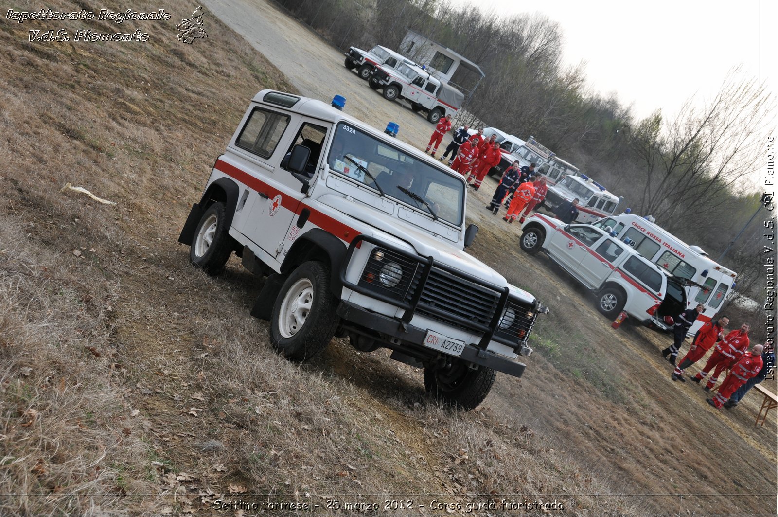 Settimo torinese - 25 marzo 2012 - Corso guida fuoristrada - Croce Rossa Italiana - Ispettorato Regionale Volontari del Soccorso Piemonte