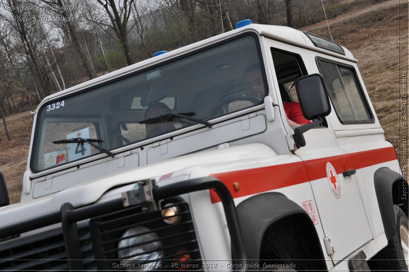 Settimo torinese - 25 marzo 2012 - Corso guida fuoristrada - Croce Rossa Italiana - Ispettorato Regionale Volontari del Soccorso Piemonte