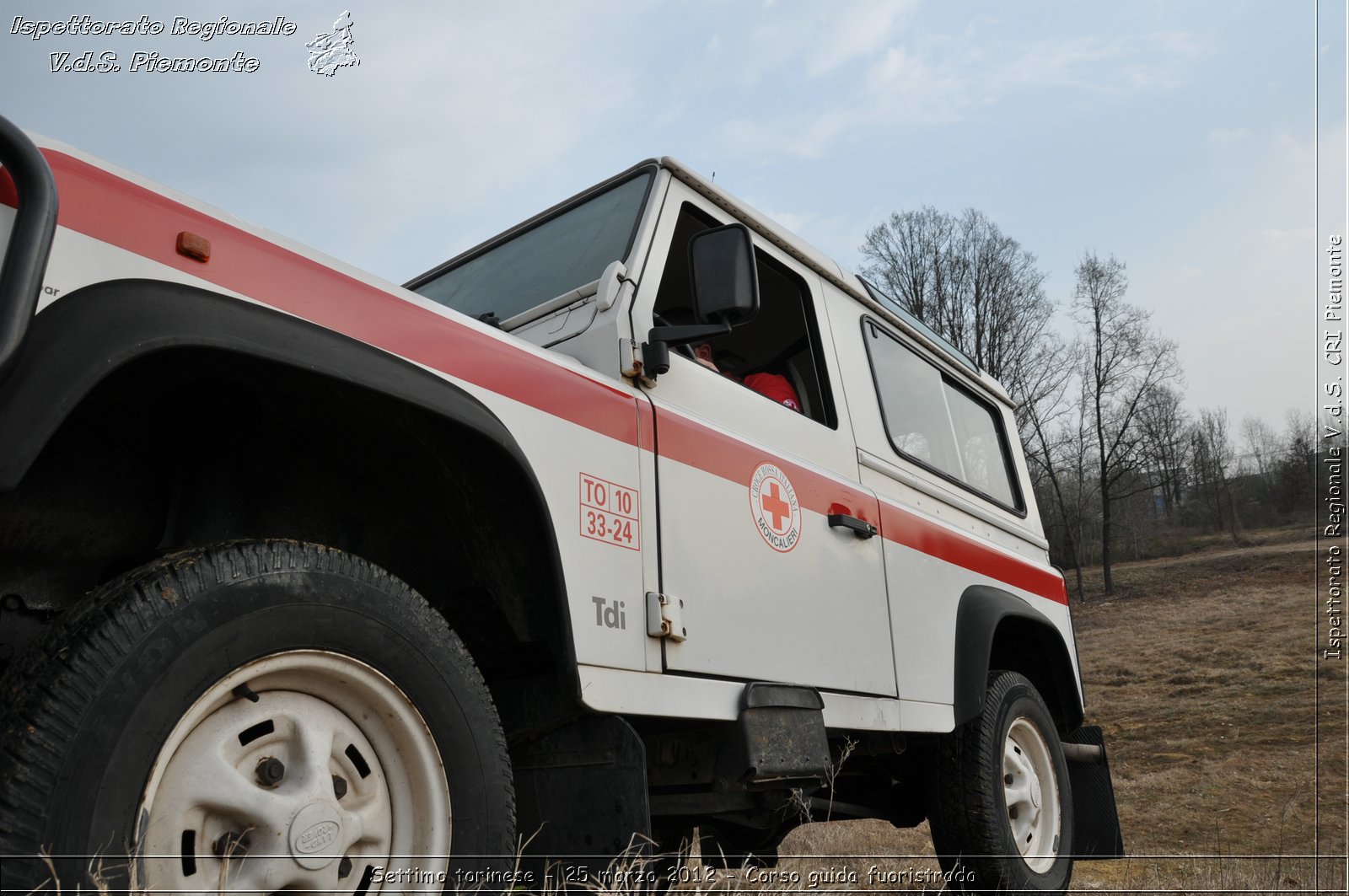 Settimo torinese - 25 marzo 2012 - Corso guida fuoristrada - Croce Rossa Italiana - Ispettorato Regionale Volontari del Soccorso Piemonte