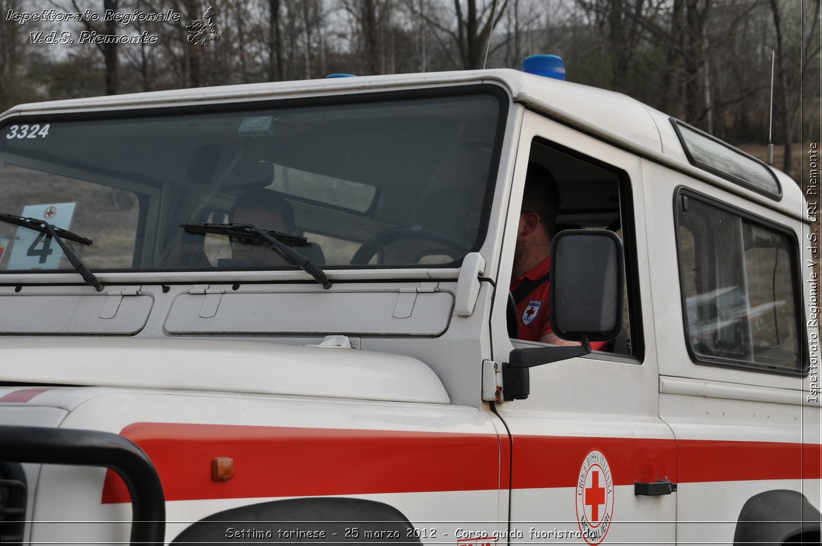 Settimo torinese - 25 marzo 2012 - Corso guida fuoristrada - Croce Rossa Italiana - Ispettorato Regionale Volontari del Soccorso Piemonte