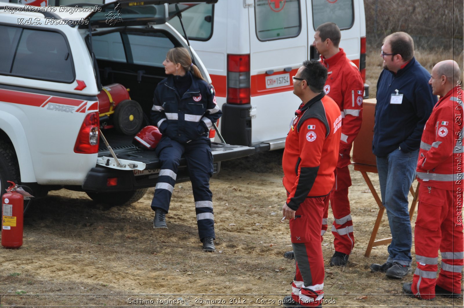 Settimo torinese - 25 marzo 2012 - Corso guida fuoristrada - Croce Rossa Italiana - Ispettorato Regionale Volontari del Soccorso Piemonte