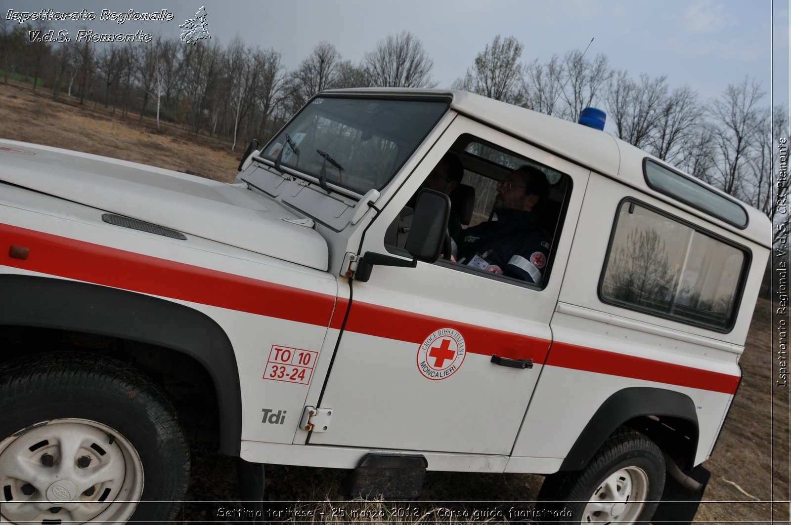 Settimo torinese - 25 marzo 2012 - Corso guida fuoristrada - Croce Rossa Italiana - Ispettorato Regionale Volontari del Soccorso Piemonte