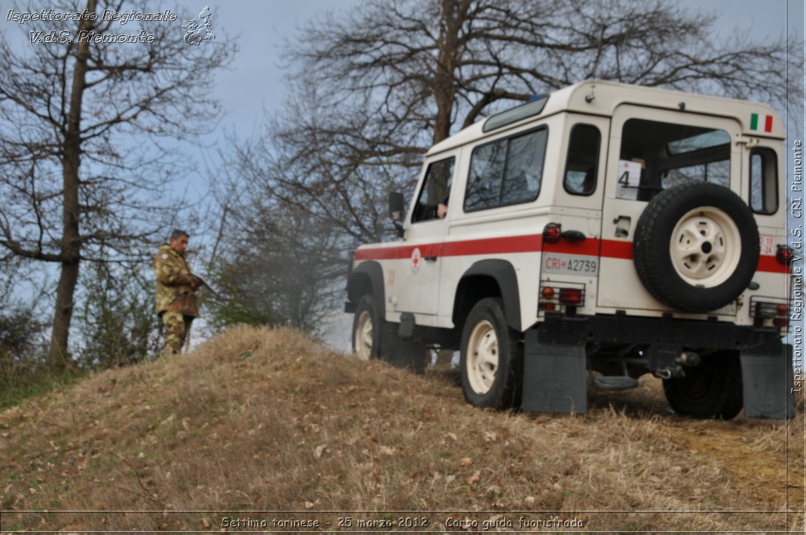 Settimo torinese - 25 marzo 2012 - Corso guida fuoristrada - Croce Rossa Italiana - Ispettorato Regionale Volontari del Soccorso Piemonte