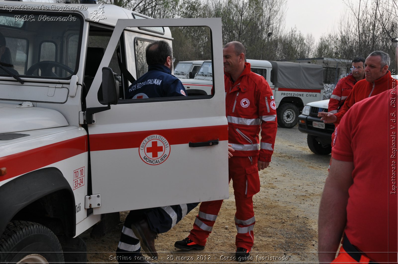 Settimo torinese - 25 marzo 2012 - Corso guida fuoristrada - Croce Rossa Italiana - Ispettorato Regionale Volontari del Soccorso Piemonte