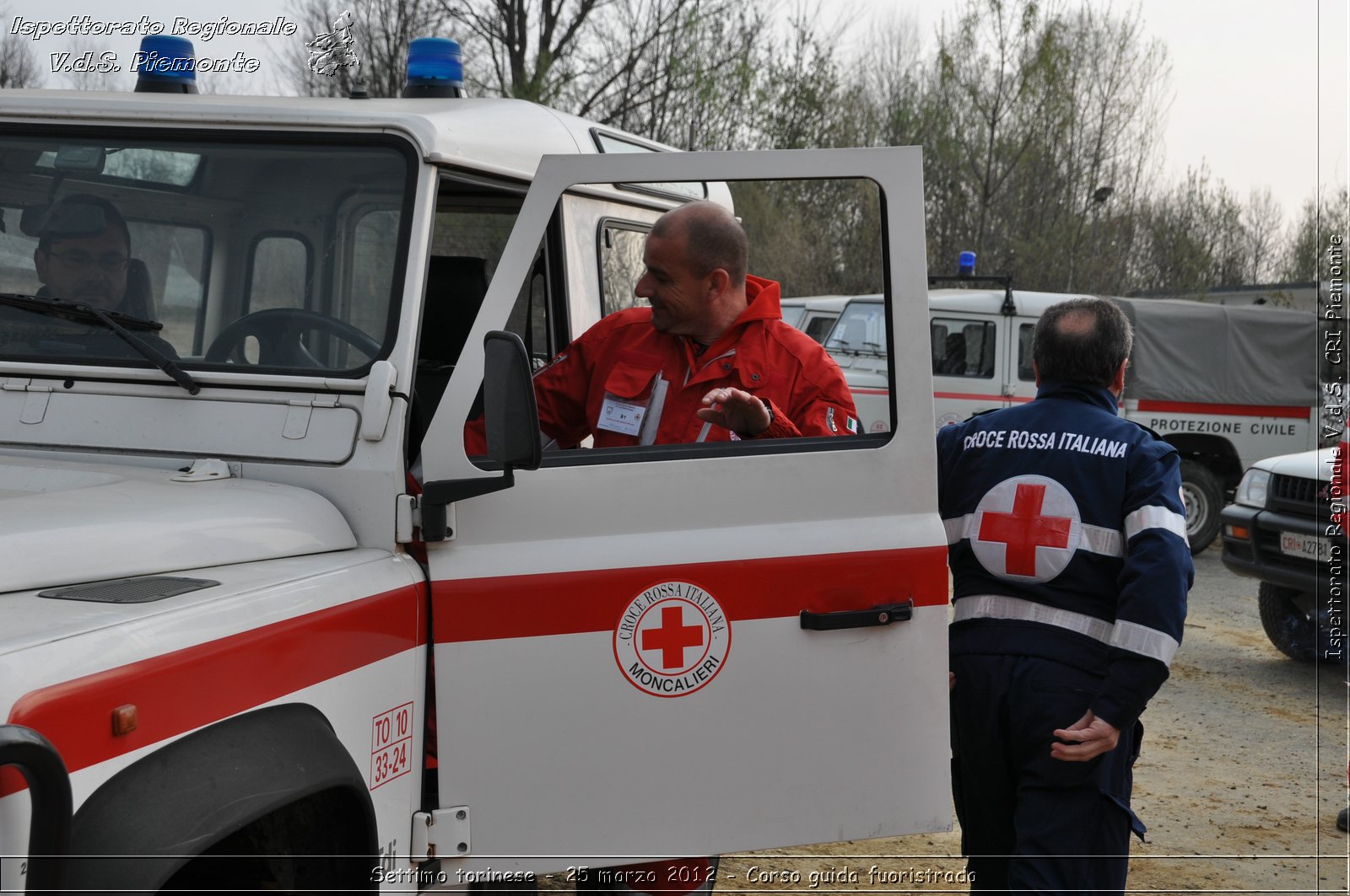 Settimo torinese - 25 marzo 2012 - Corso guida fuoristrada - Croce Rossa Italiana - Ispettorato Regionale Volontari del Soccorso Piemonte