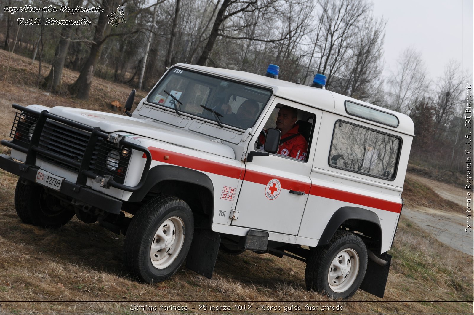 Settimo torinese - 25 marzo 2012 - Corso guida fuoristrada - Croce Rossa Italiana - Ispettorato Regionale Volontari del Soccorso Piemonte