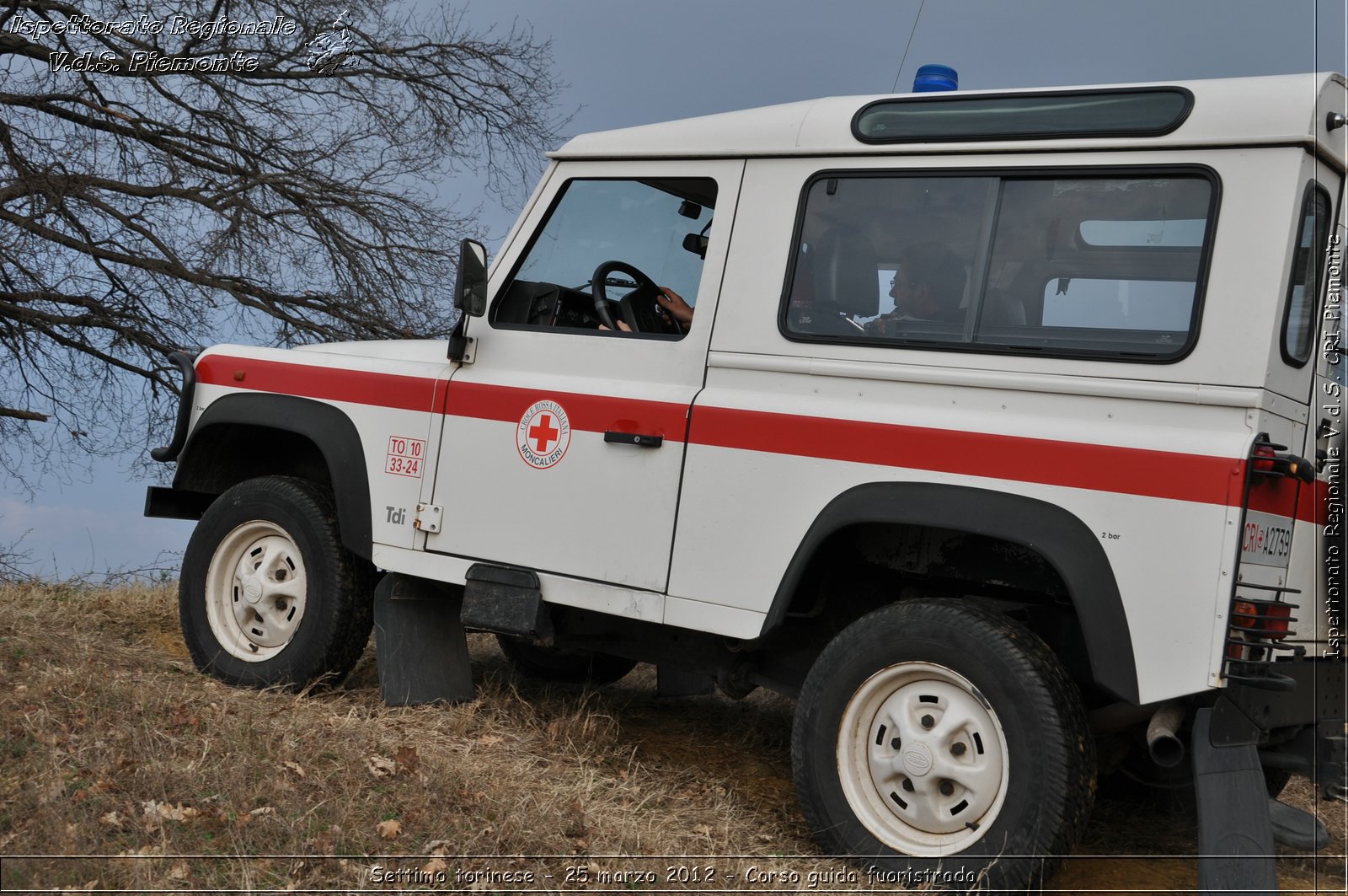 Settimo torinese - 25 marzo 2012 - Corso guida fuoristrada - Croce Rossa Italiana - Ispettorato Regionale Volontari del Soccorso Piemonte