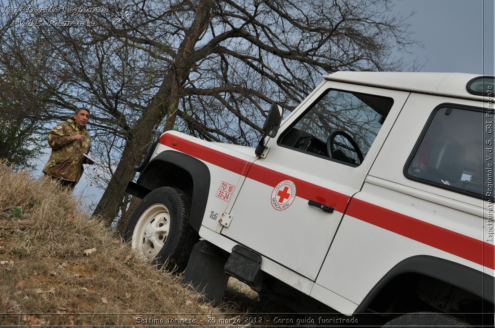 Settimo torinese - 25 marzo 2012 - Corso guida fuoristrada - Croce Rossa Italiana - Ispettorato Regionale Volontari del Soccorso Piemonte