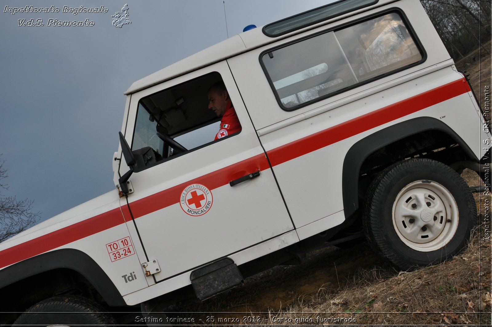 Settimo torinese - 25 marzo 2012 - Corso guida fuoristrada - Croce Rossa Italiana - Ispettorato Regionale Volontari del Soccorso Piemonte