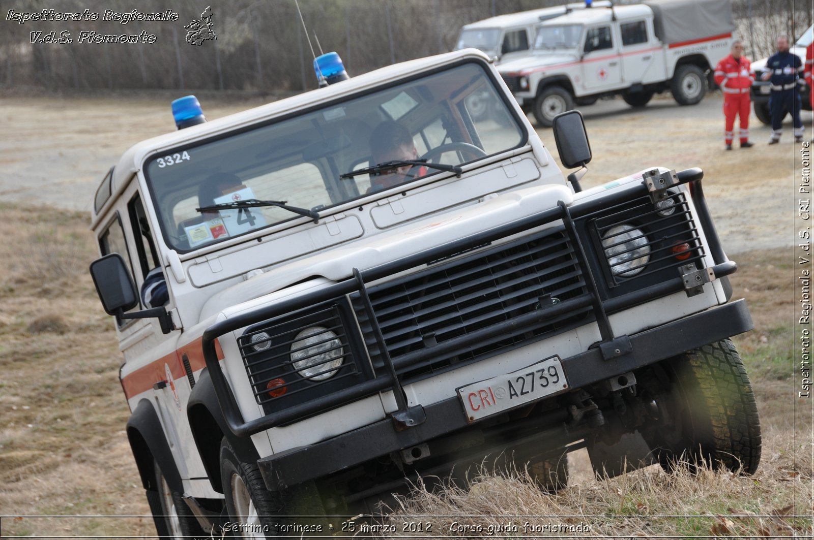 Settimo torinese - 25 marzo 2012 - Corso guida fuoristrada - Croce Rossa Italiana - Ispettorato Regionale Volontari del Soccorso Piemonte