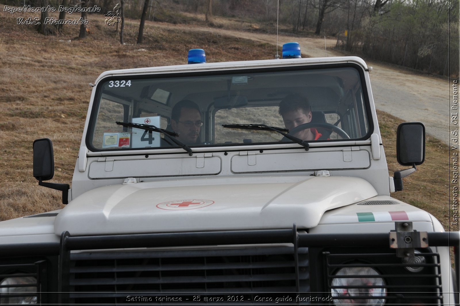 Settimo torinese - 25 marzo 2012 - Corso guida fuoristrada - Croce Rossa Italiana - Ispettorato Regionale Volontari del Soccorso Piemonte