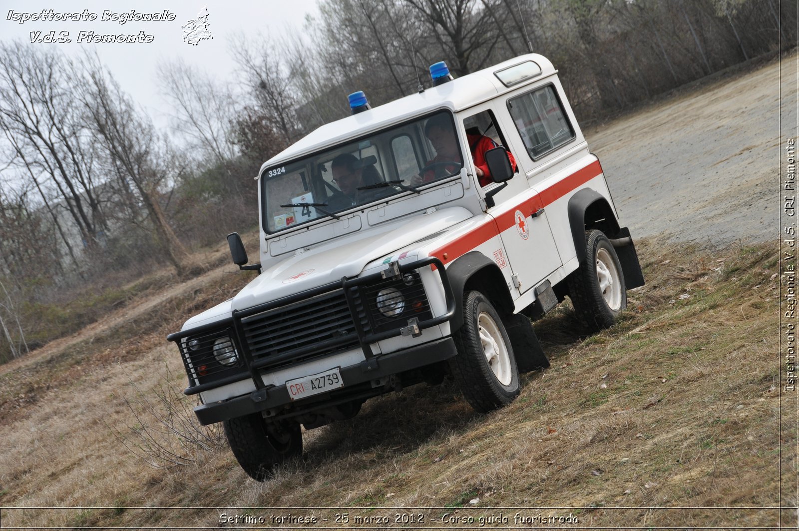 Settimo torinese - 25 marzo 2012 - Corso guida fuoristrada - Croce Rossa Italiana - Ispettorato Regionale Volontari del Soccorso Piemonte