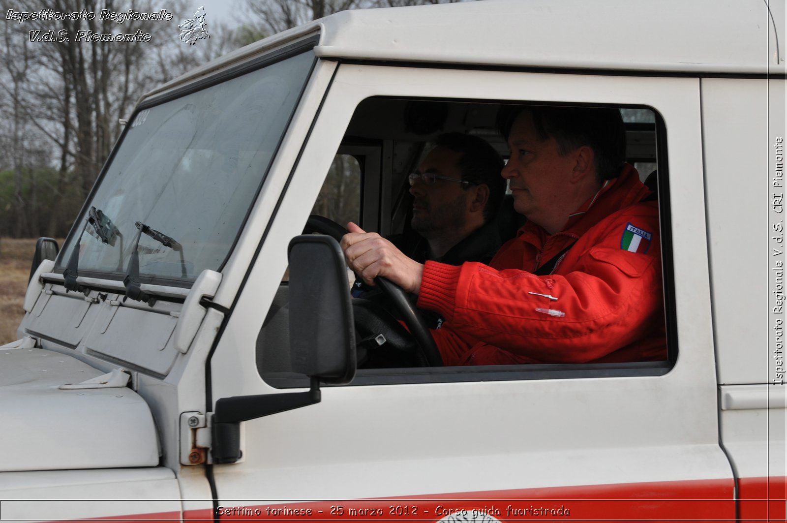 Settimo torinese - 25 marzo 2012 - Corso guida fuoristrada - Croce Rossa Italiana - Ispettorato Regionale Volontari del Soccorso Piemonte