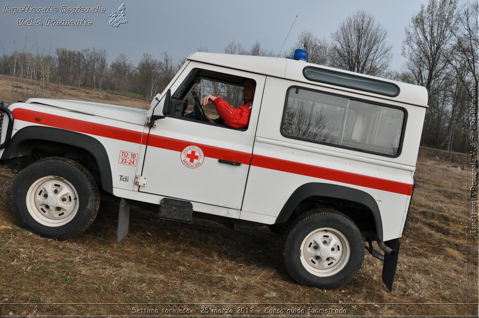 Settimo torinese - 25 marzo 2012 - Corso guida fuoristrada - Croce Rossa Italiana - Ispettorato Regionale Volontari del Soccorso Piemonte