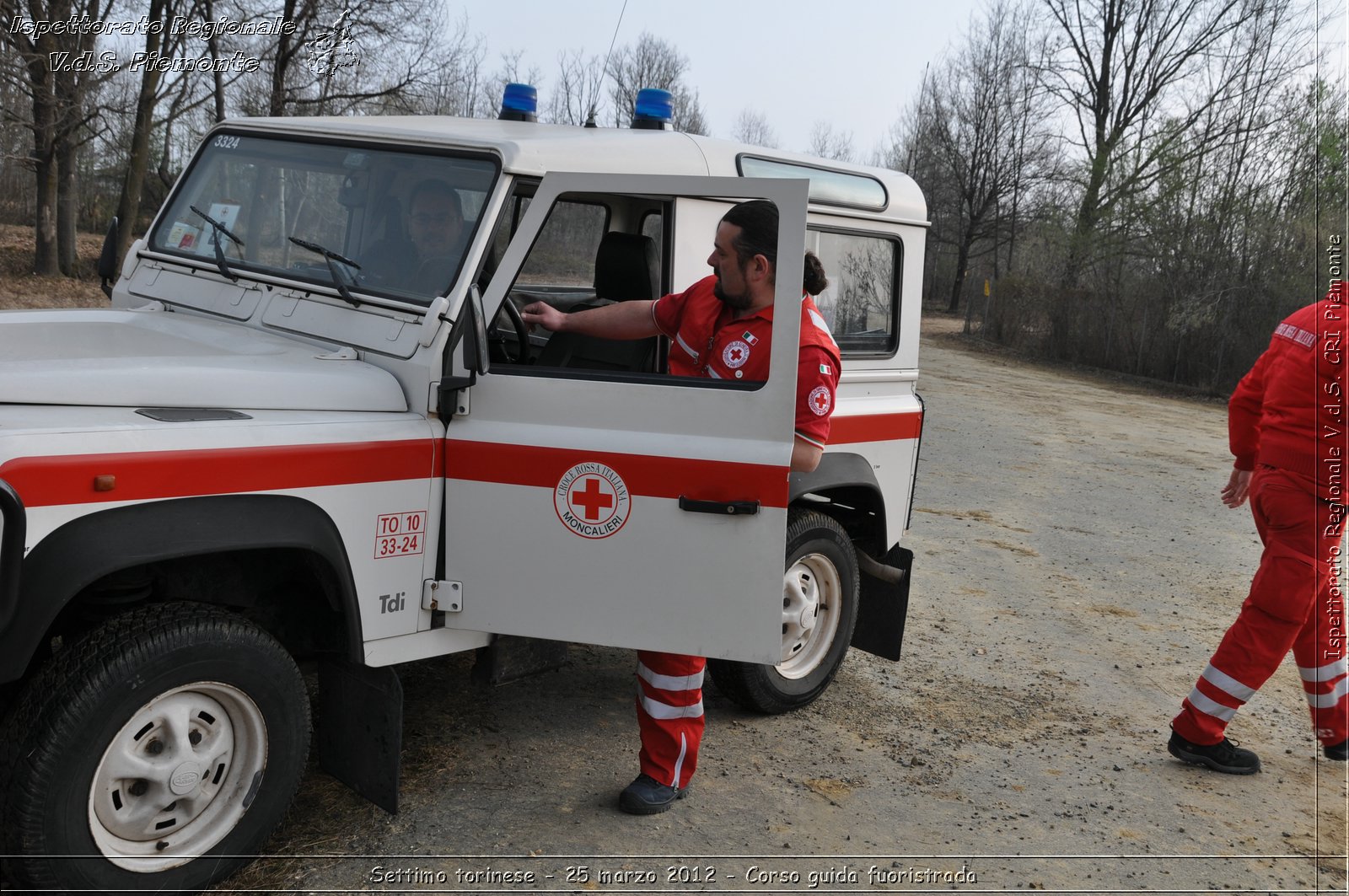 Settimo torinese - 25 marzo 2012 - Corso guida fuoristrada - Croce Rossa Italiana - Ispettorato Regionale Volontari del Soccorso Piemonte