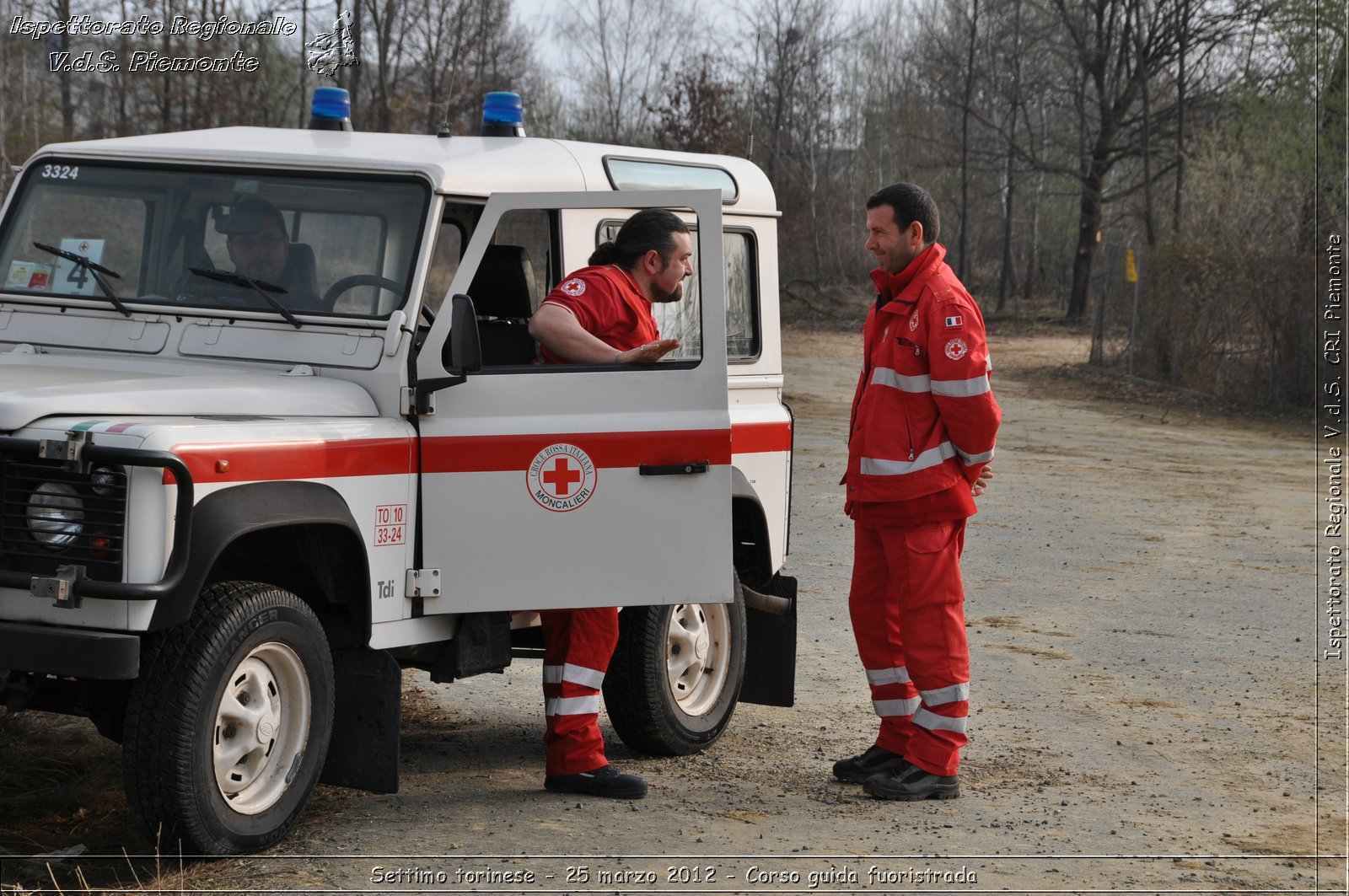 Settimo torinese - 25 marzo 2012 - Corso guida fuoristrada - Croce Rossa Italiana - Ispettorato Regionale Volontari del Soccorso Piemonte