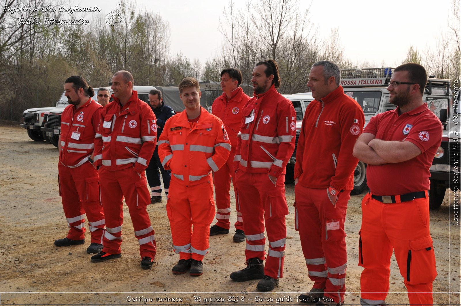 Settimo torinese - 25 marzo 2012 - Corso guida fuoristrada - Croce Rossa Italiana - Ispettorato Regionale Volontari del Soccorso Piemonte