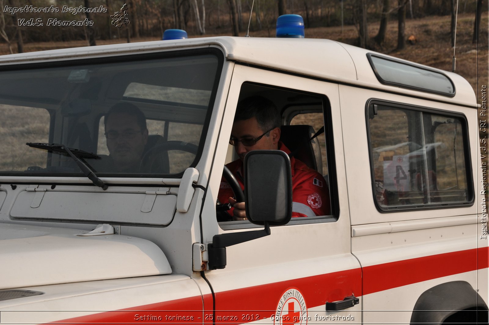 Settimo torinese - 25 marzo 2012 - Corso guida fuoristrada - Croce Rossa Italiana - Ispettorato Regionale Volontari del Soccorso Piemonte