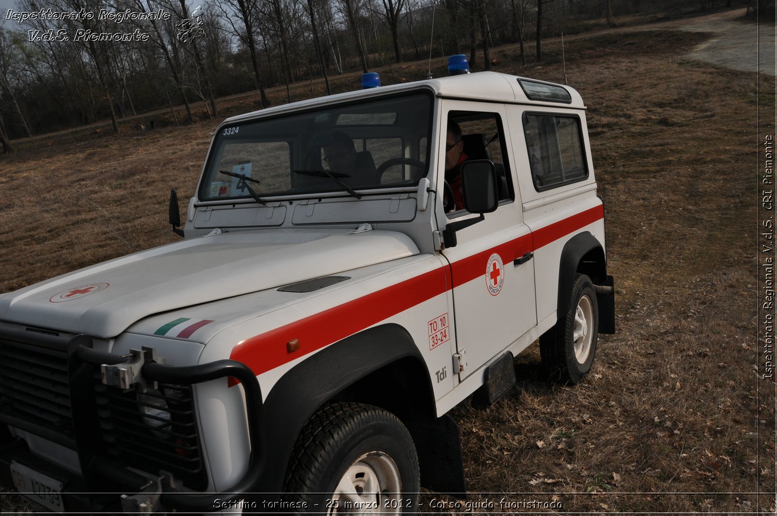 Settimo torinese - 25 marzo 2012 - Corso guida fuoristrada - Croce Rossa Italiana - Ispettorato Regionale Volontari del Soccorso Piemonte