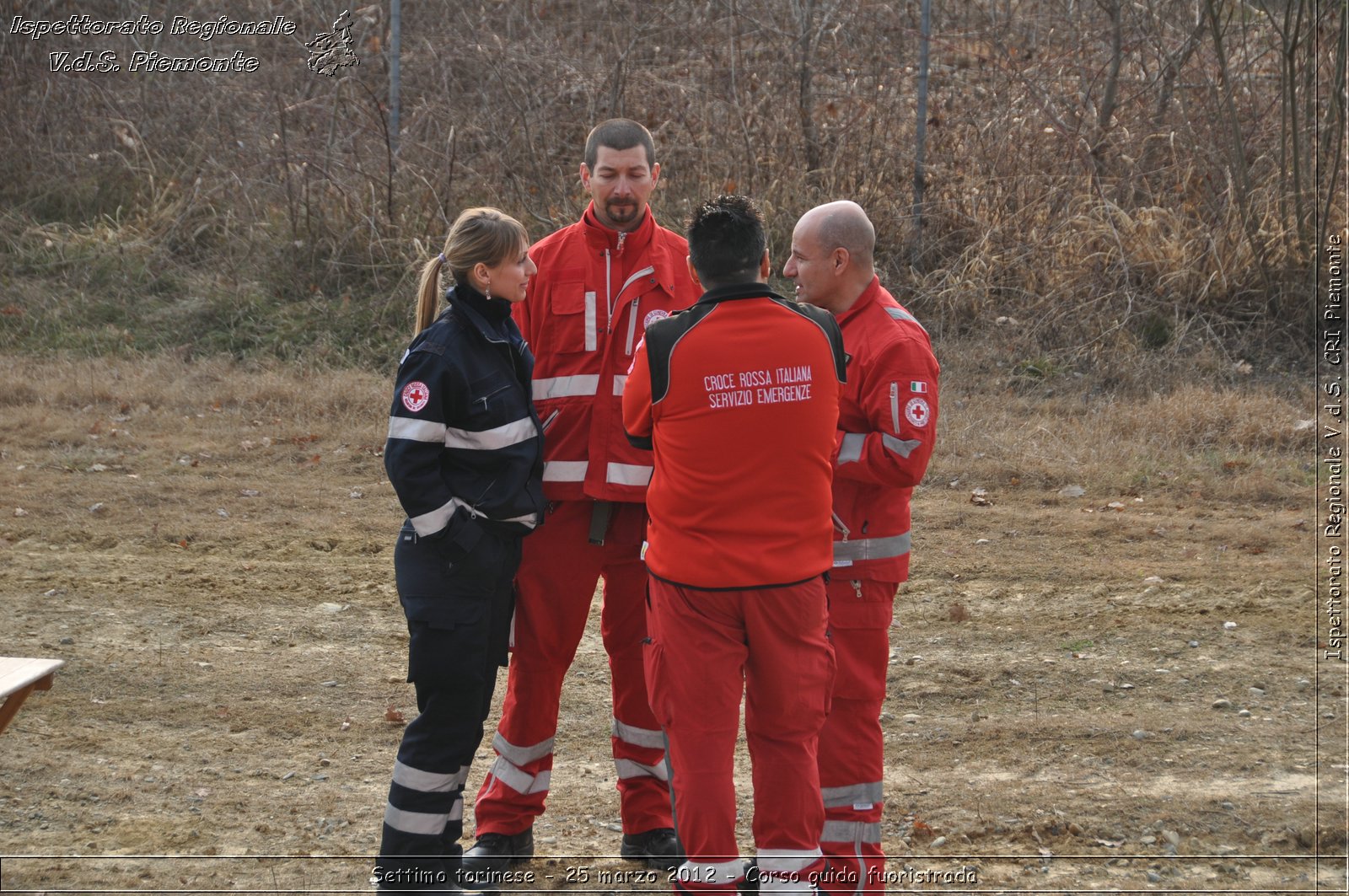 Settimo torinese - 25 marzo 2012 - Corso guida fuoristrada - Croce Rossa Italiana - Ispettorato Regionale Volontari del Soccorso Piemonte