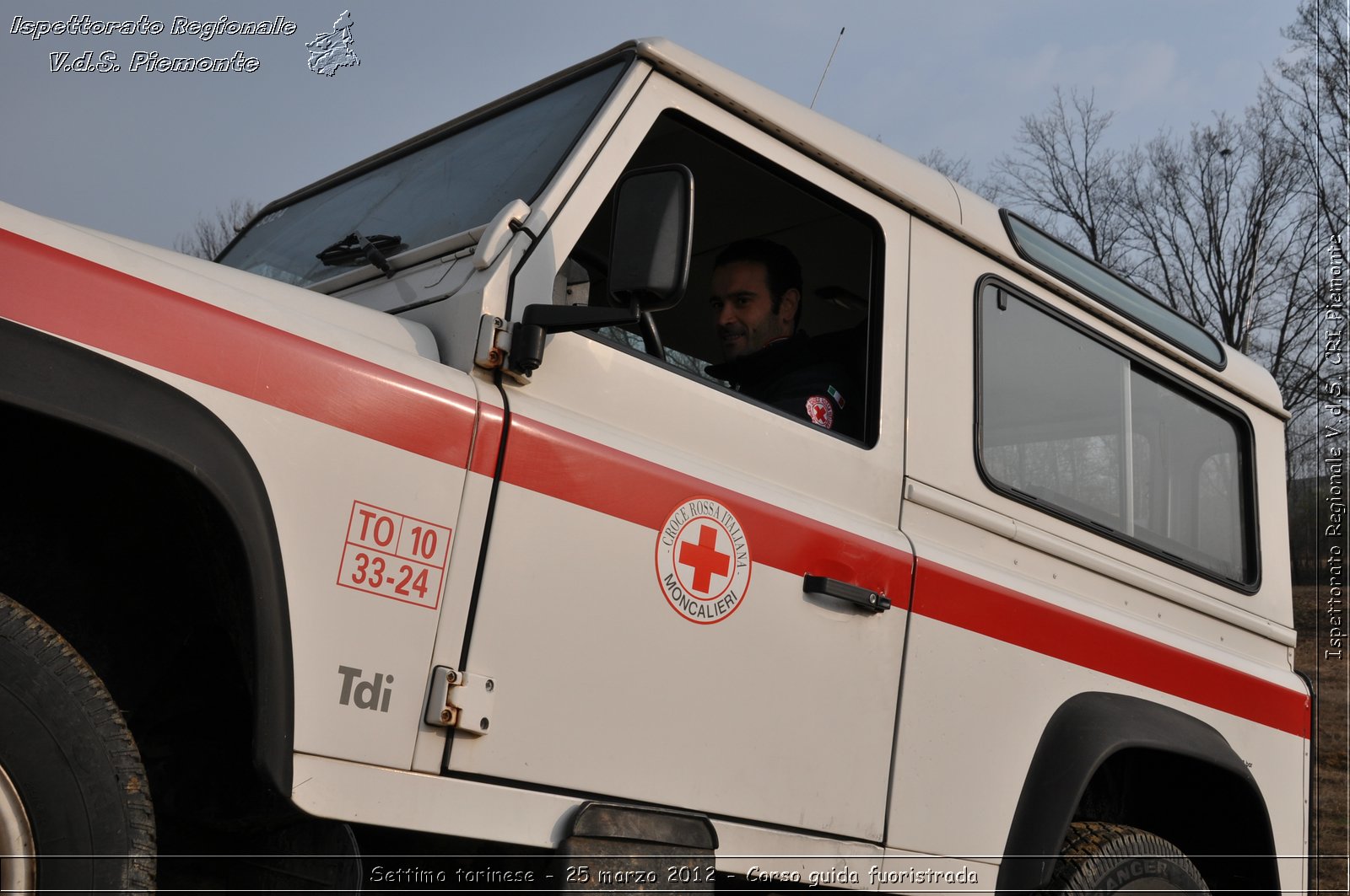 Settimo torinese - 25 marzo 2012 - Corso guida fuoristrada - Croce Rossa Italiana - Ispettorato Regionale Volontari del Soccorso Piemonte