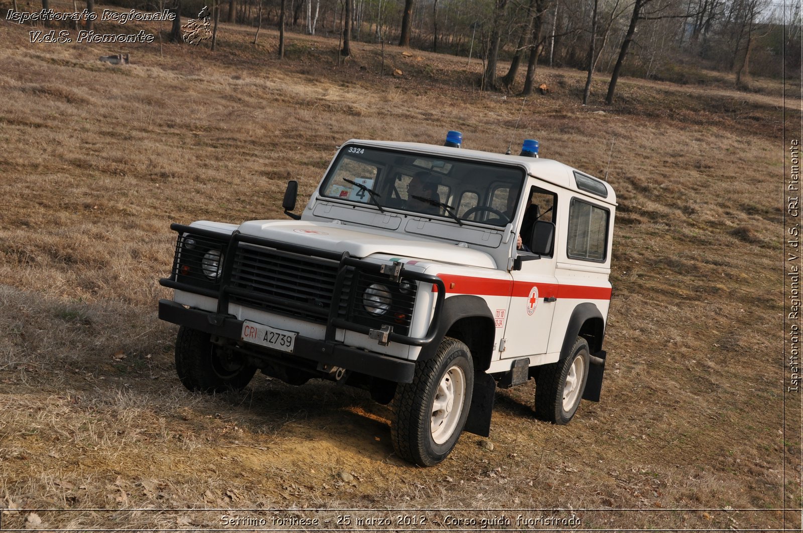 Settimo torinese - 25 marzo 2012 - Corso guida fuoristrada - Croce Rossa Italiana - Ispettorato Regionale Volontari del Soccorso Piemonte