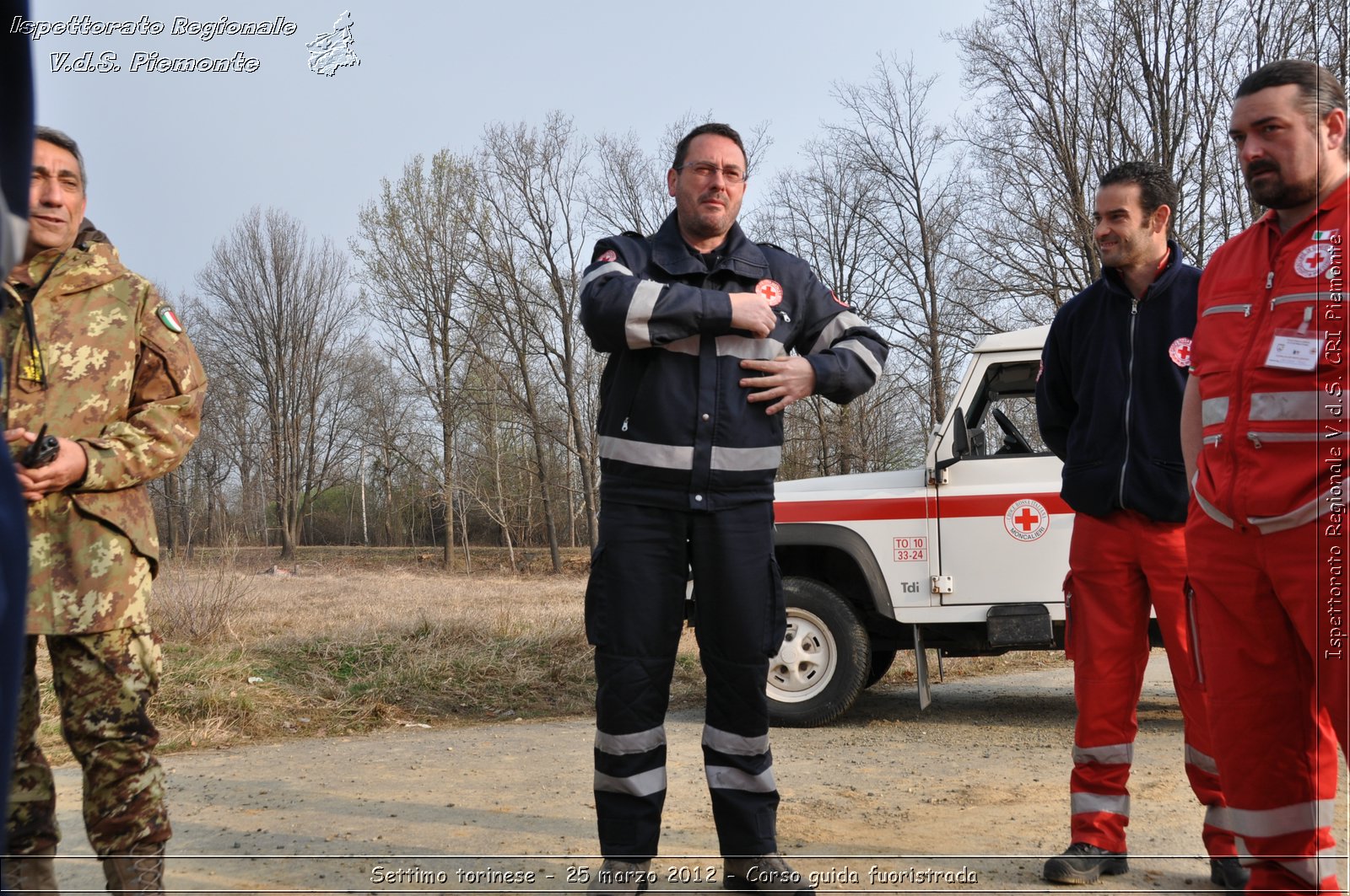 Settimo torinese - 25 marzo 2012 - Corso guida fuoristrada - Croce Rossa Italiana - Ispettorato Regionale Volontari del Soccorso Piemonte