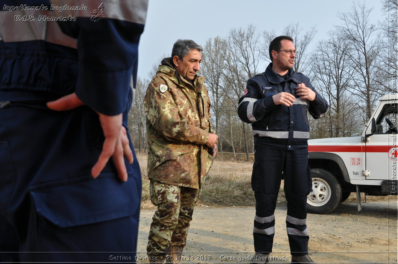 Settimo torinese - 25 marzo 2012 - Corso guida fuoristrada - Croce Rossa Italiana - Ispettorato Regionale Volontari del Soccorso Piemonte