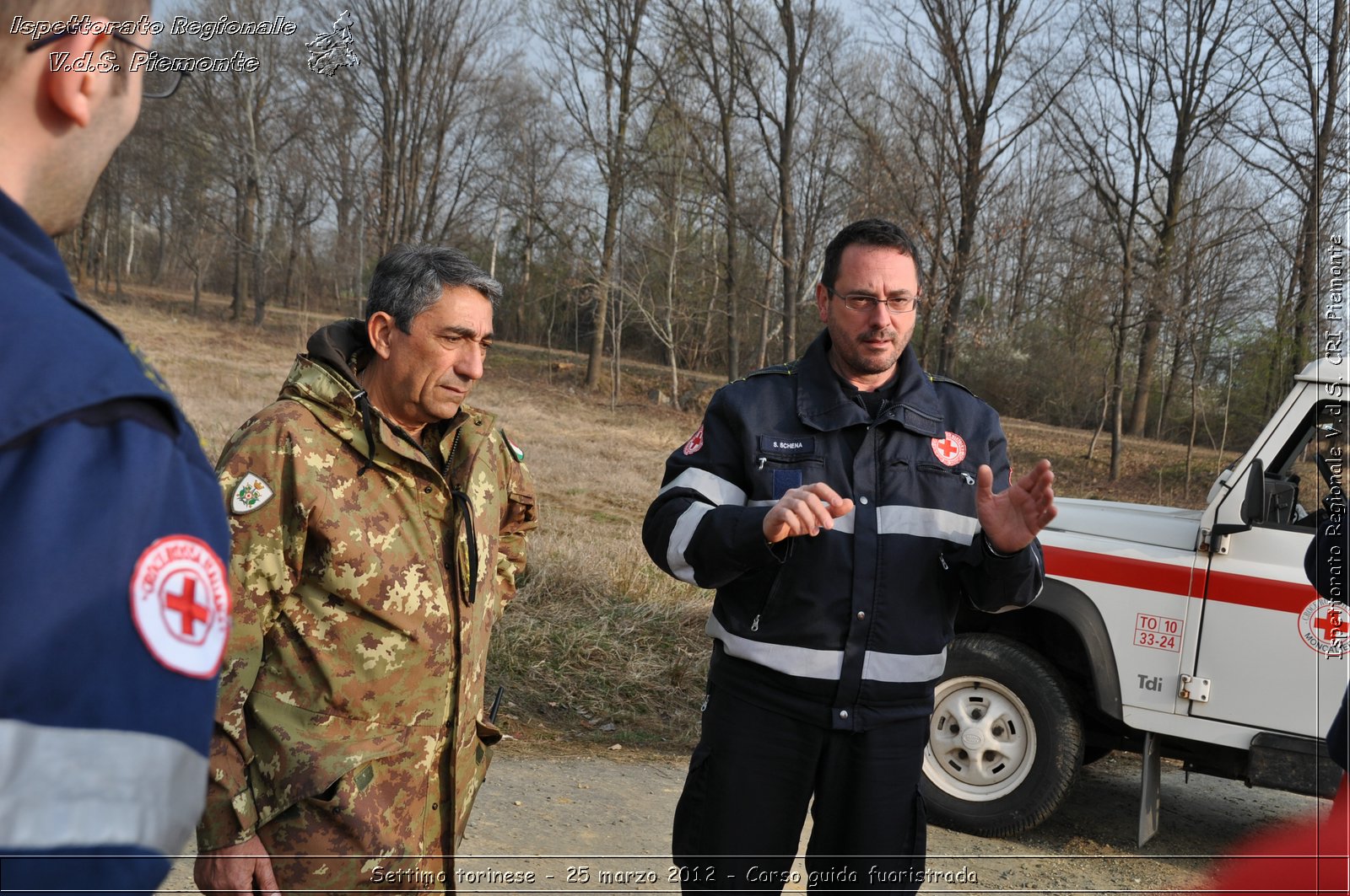 Settimo torinese - 25 marzo 2012 - Corso guida fuoristrada - Croce Rossa Italiana - Ispettorato Regionale Volontari del Soccorso Piemonte