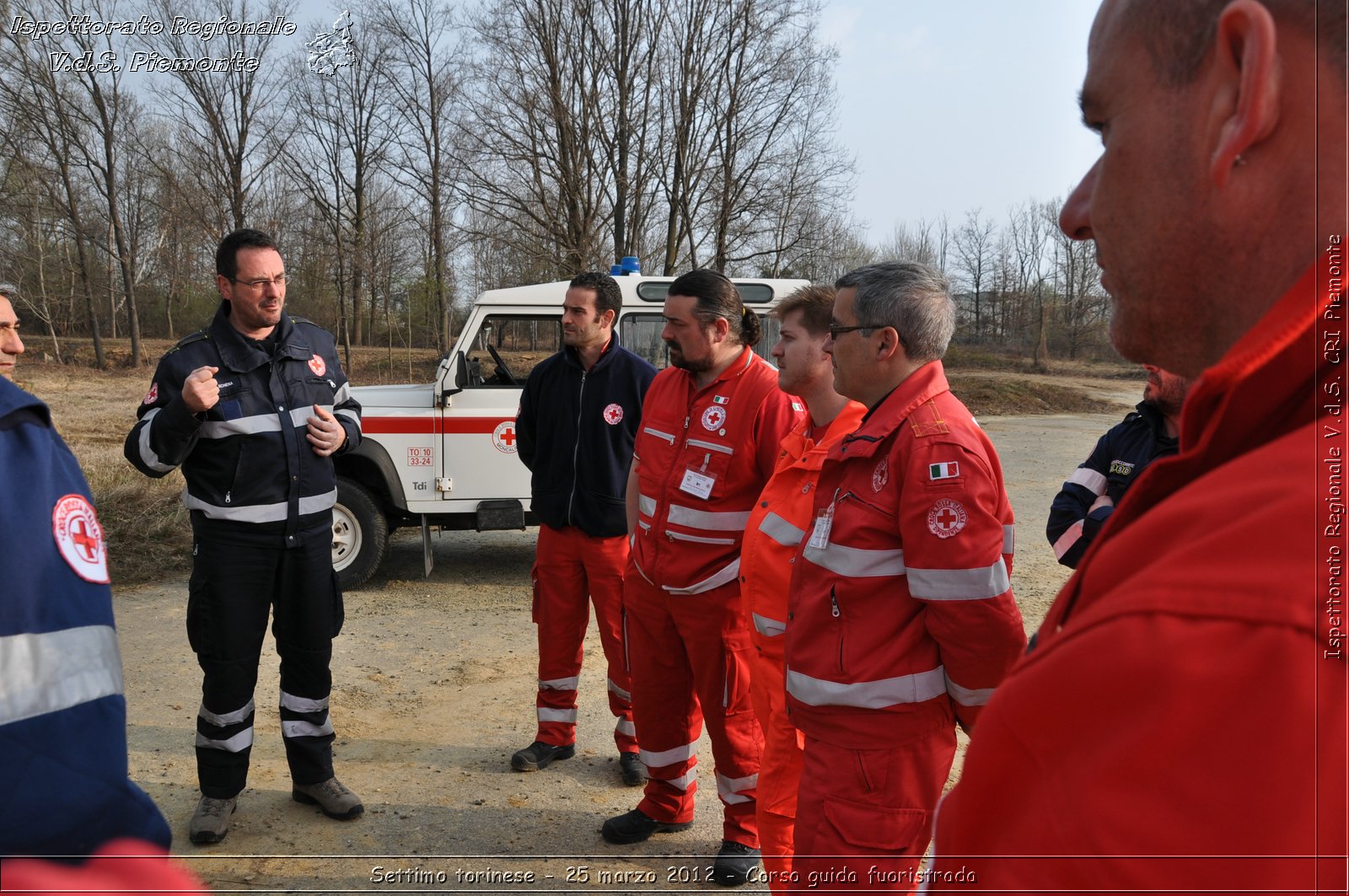 Settimo torinese - 25 marzo 2012 - Corso guida fuoristrada - Croce Rossa Italiana - Ispettorato Regionale Volontari del Soccorso Piemonte