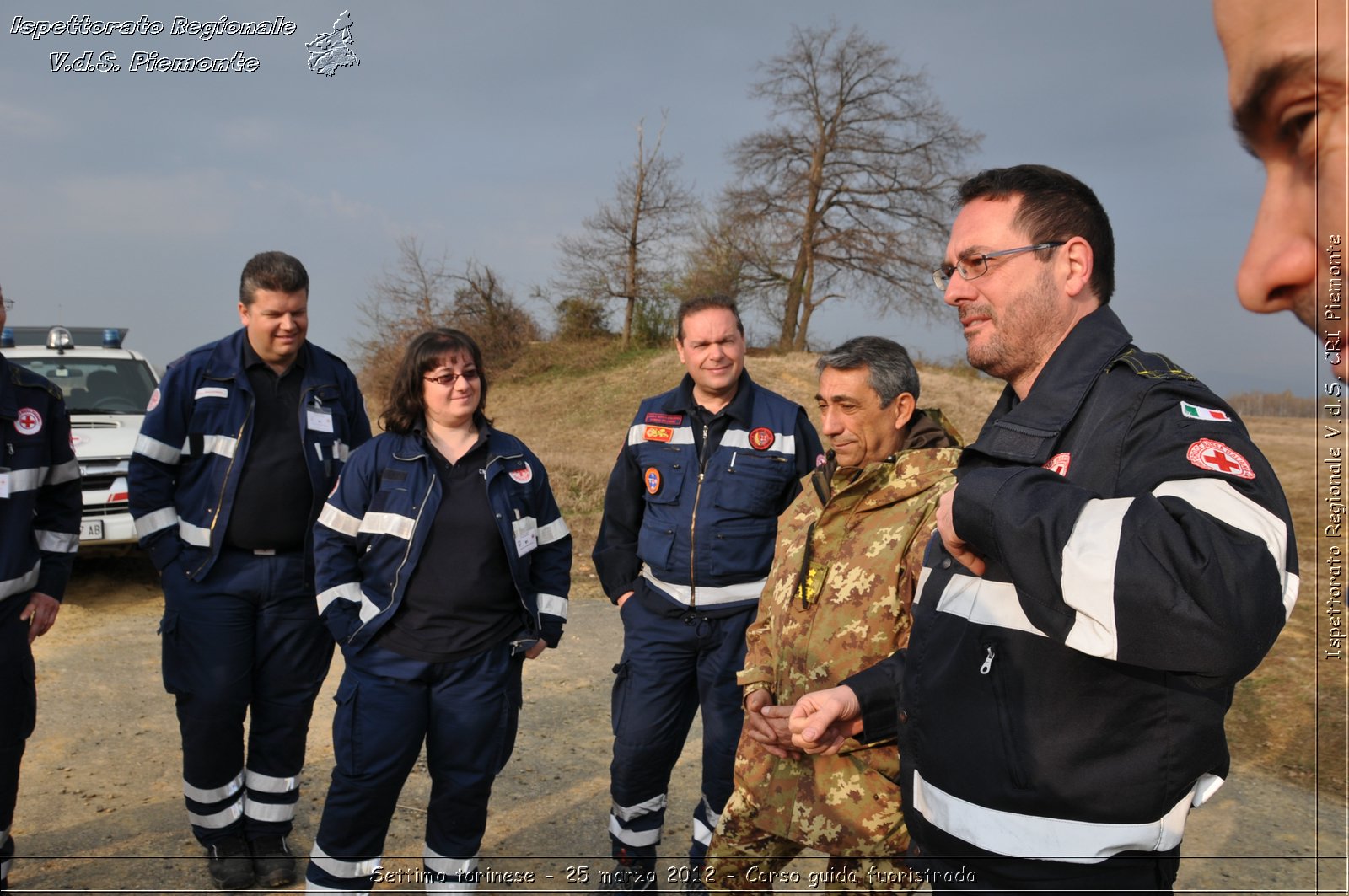 Settimo torinese - 25 marzo 2012 - Corso guida fuoristrada - Croce Rossa Italiana - Ispettorato Regionale Volontari del Soccorso Piemonte