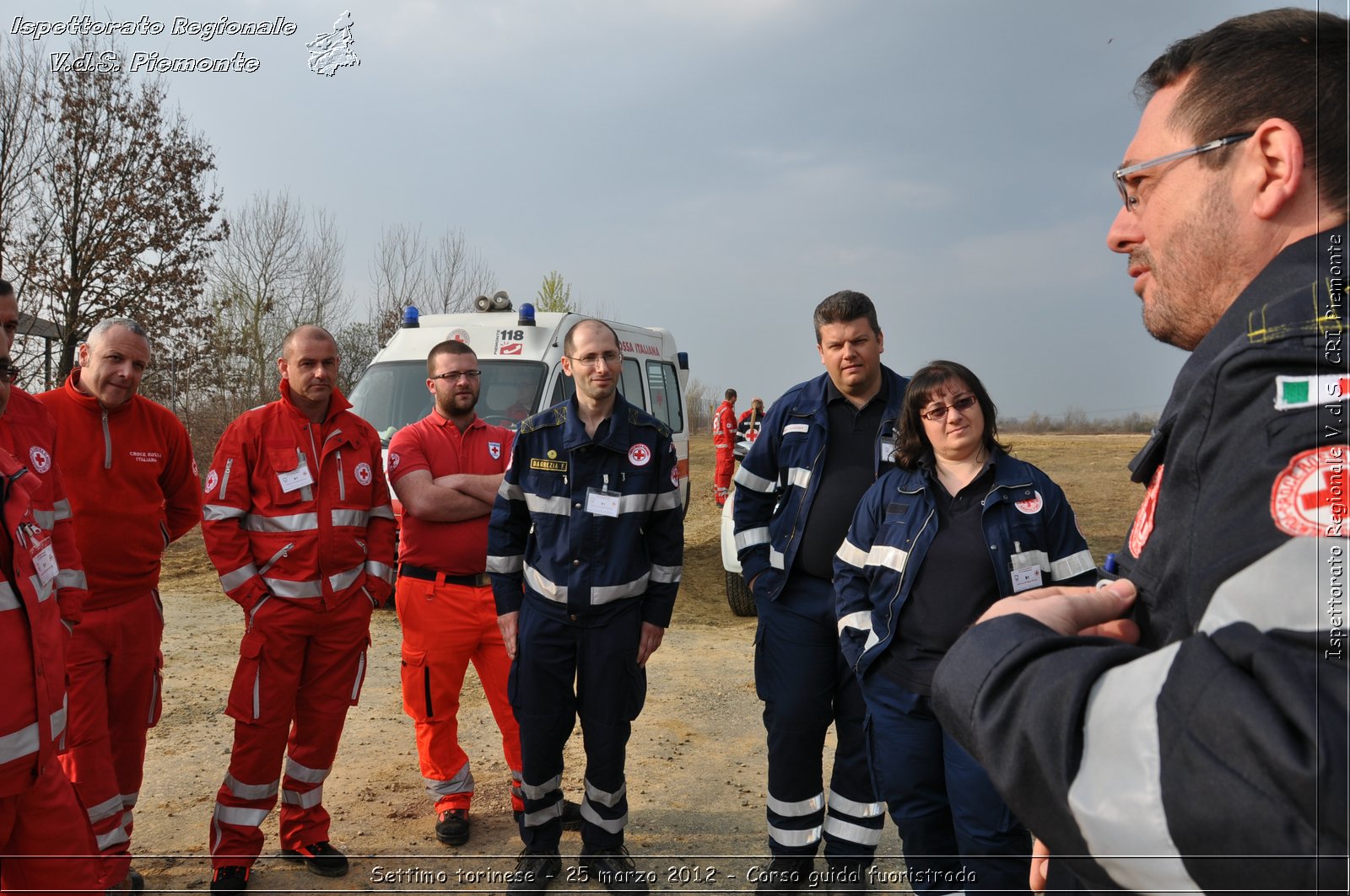 Settimo torinese - 25 marzo 2012 - Corso guida fuoristrada - Croce Rossa Italiana - Ispettorato Regionale Volontari del Soccorso Piemonte