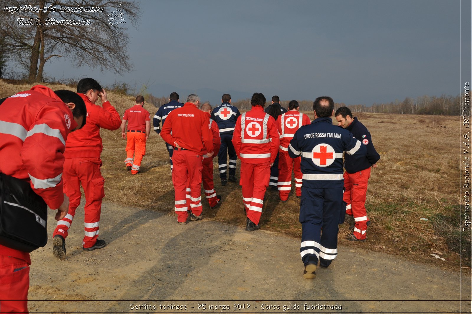 Settimo torinese - 25 marzo 2012 - Corso guida fuoristrada - Croce Rossa Italiana - Ispettorato Regionale Volontari del Soccorso Piemonte