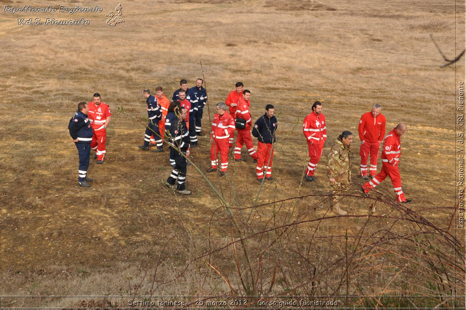 Settimo torinese - 25 marzo 2012 - Corso guida fuoristrada - Croce Rossa Italiana - Ispettorato Regionale Volontari del Soccorso Piemonte