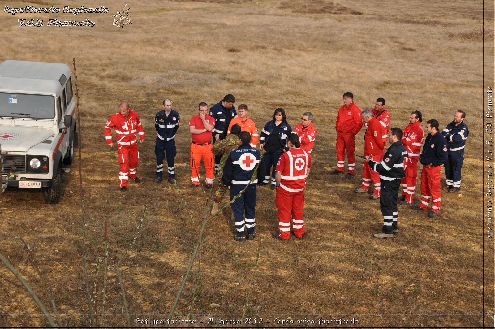 Settimo torinese - 25 marzo 2012 - Corso guida fuoristrada - Croce Rossa Italiana - Ispettorato Regionale Volontari del Soccorso Piemonte