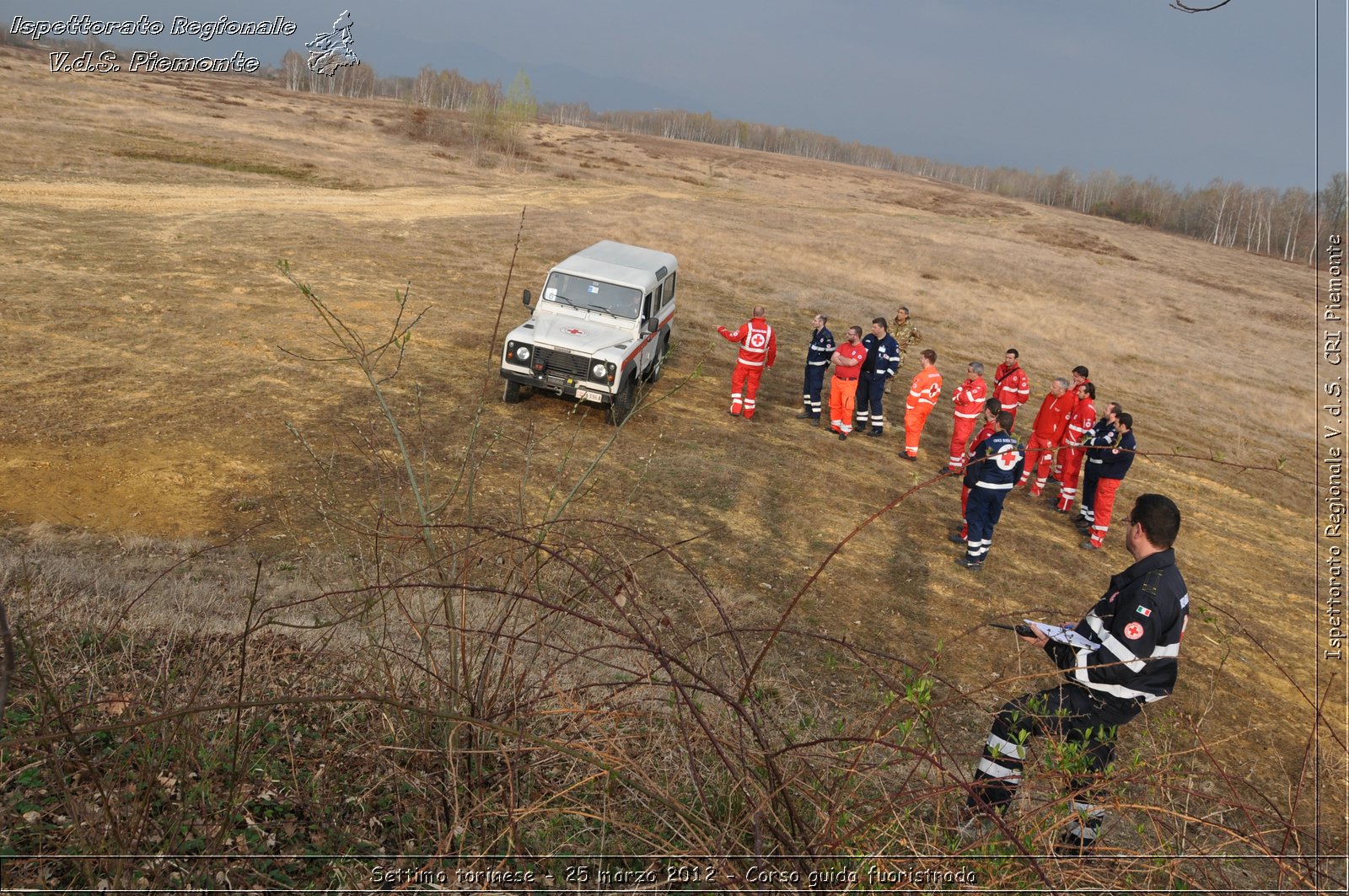 Settimo torinese - 25 marzo 2012 - Corso guida fuoristrada - Croce Rossa Italiana - Ispettorato Regionale Volontari del Soccorso Piemonte