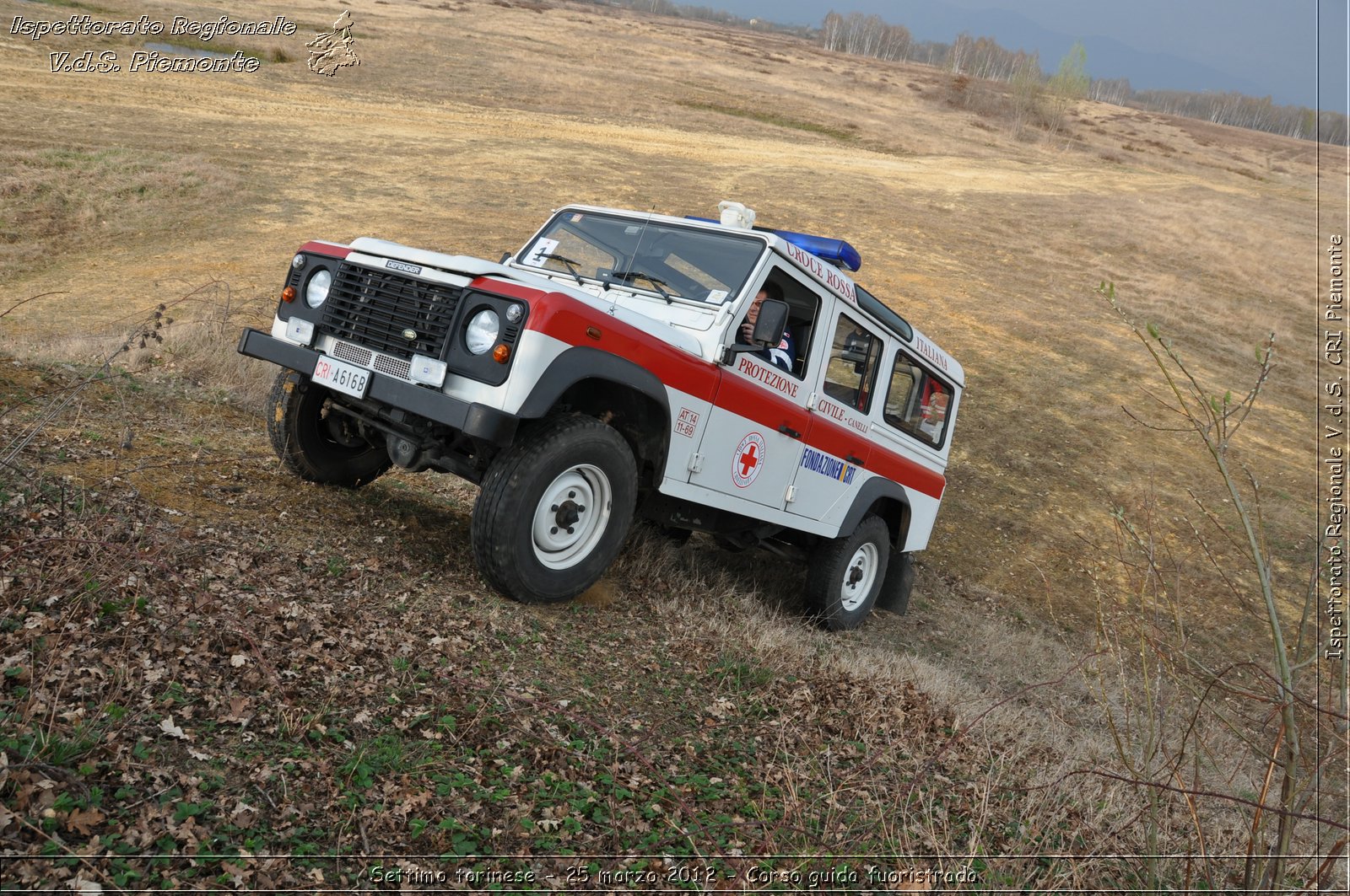 Settimo torinese - 25 marzo 2012 - Corso guida fuoristrada - Croce Rossa Italiana - Ispettorato Regionale Volontari del Soccorso Piemonte