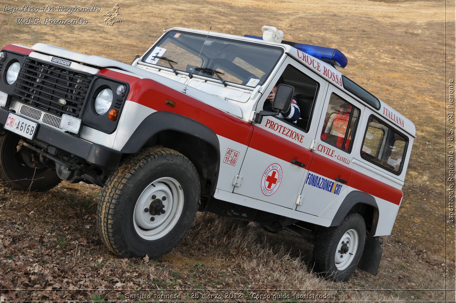 Settimo torinese - 25 marzo 2012 - Corso guida fuoristrada - Croce Rossa Italiana - Ispettorato Regionale Volontari del Soccorso Piemonte