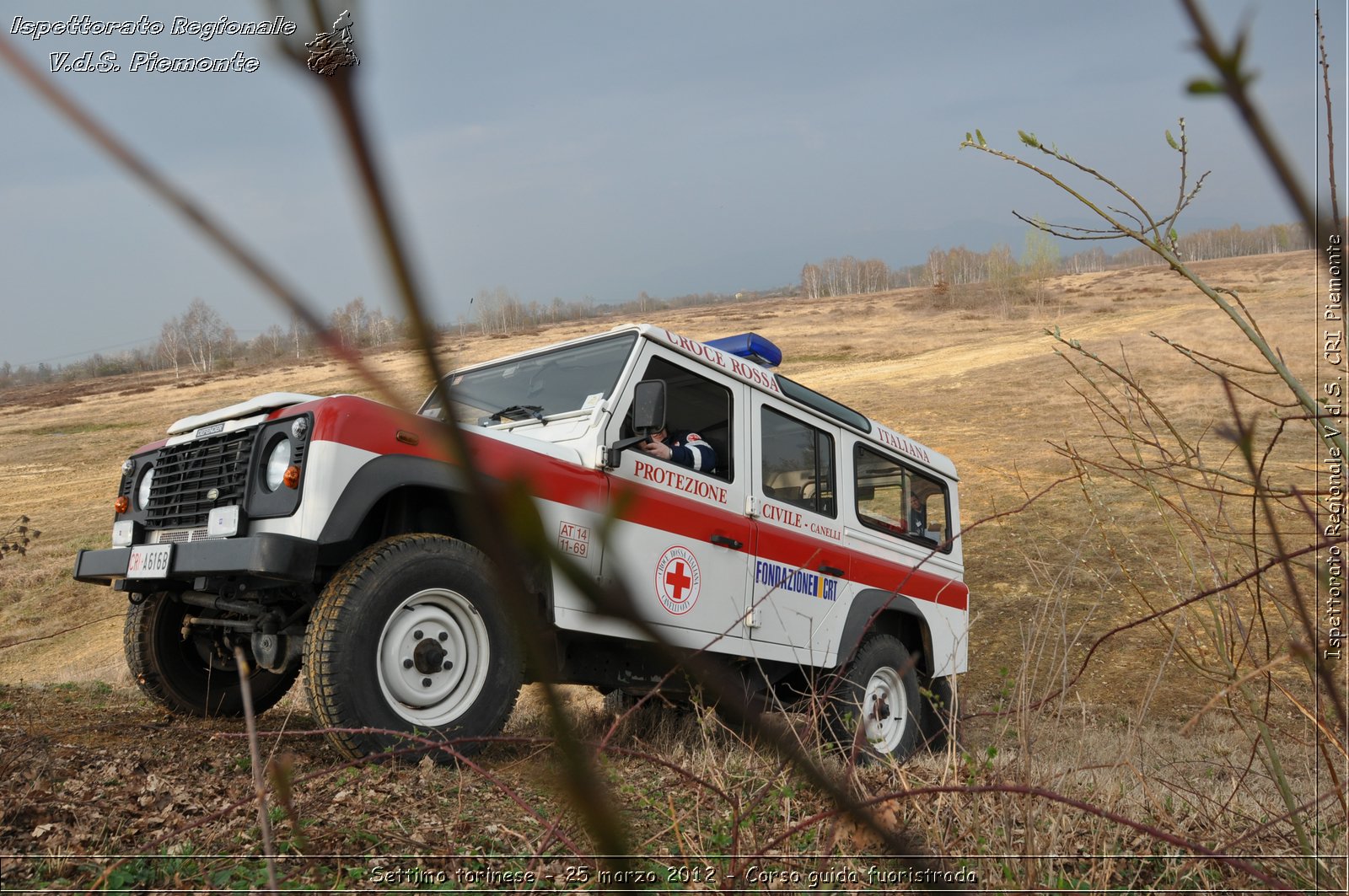 Settimo torinese - 25 marzo 2012 - Corso guida fuoristrada - Croce Rossa Italiana - Ispettorato Regionale Volontari del Soccorso Piemonte