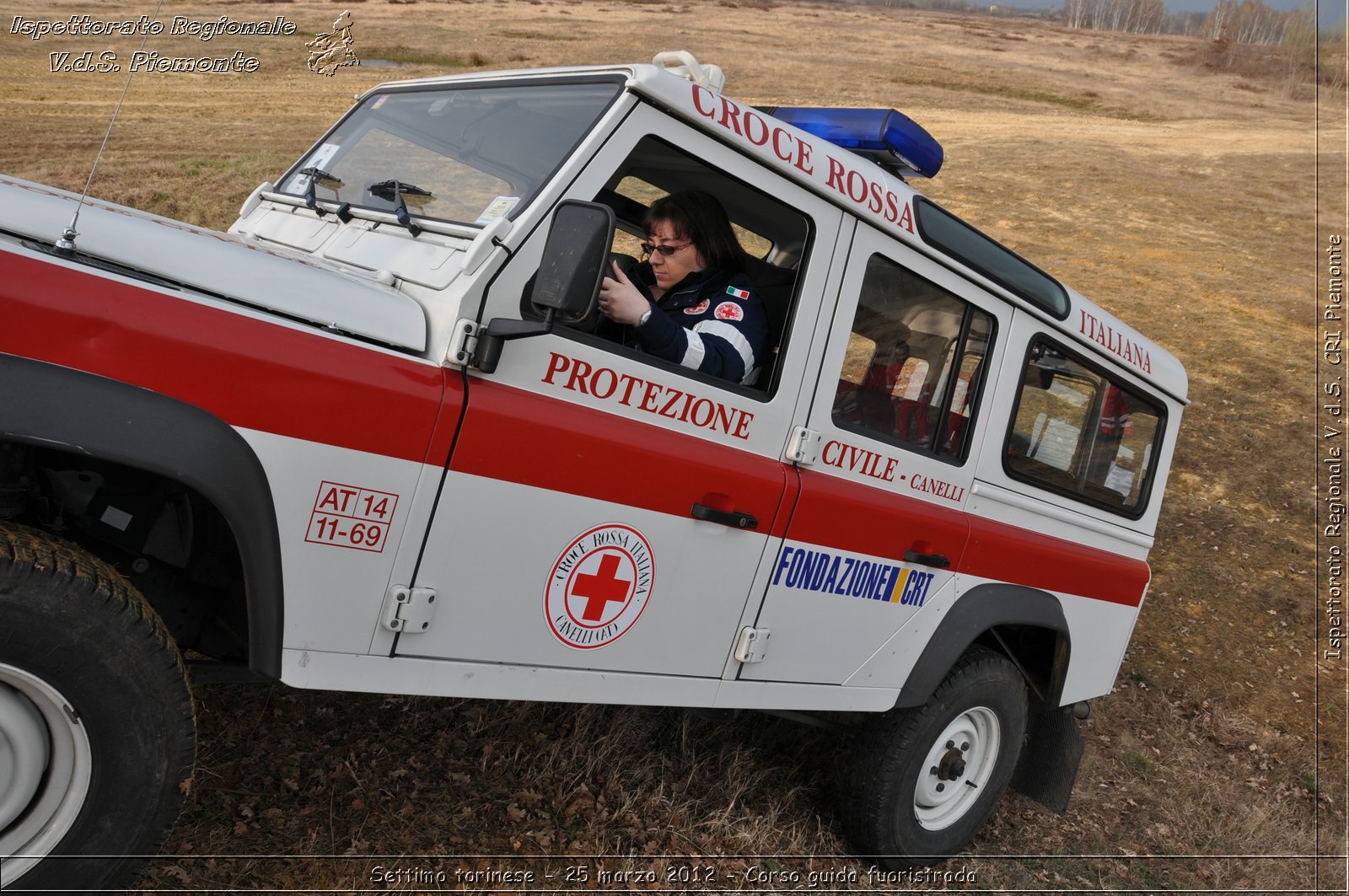 Settimo torinese - 25 marzo 2012 - Corso guida fuoristrada - Croce Rossa Italiana - Ispettorato Regionale Volontari del Soccorso Piemonte