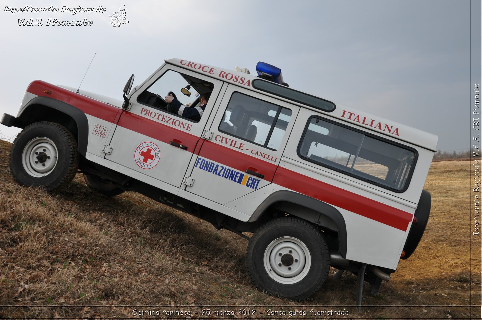 Settimo torinese - 25 marzo 2012 - Corso guida fuoristrada - Croce Rossa Italiana - Ispettorato Regionale Volontari del Soccorso Piemonte