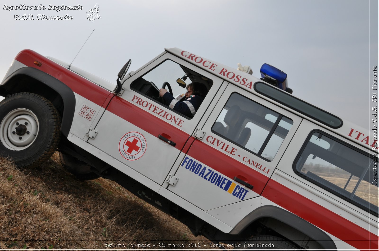 Settimo torinese - 25 marzo 2012 - Corso guida fuoristrada - Croce Rossa Italiana - Ispettorato Regionale Volontari del Soccorso Piemonte