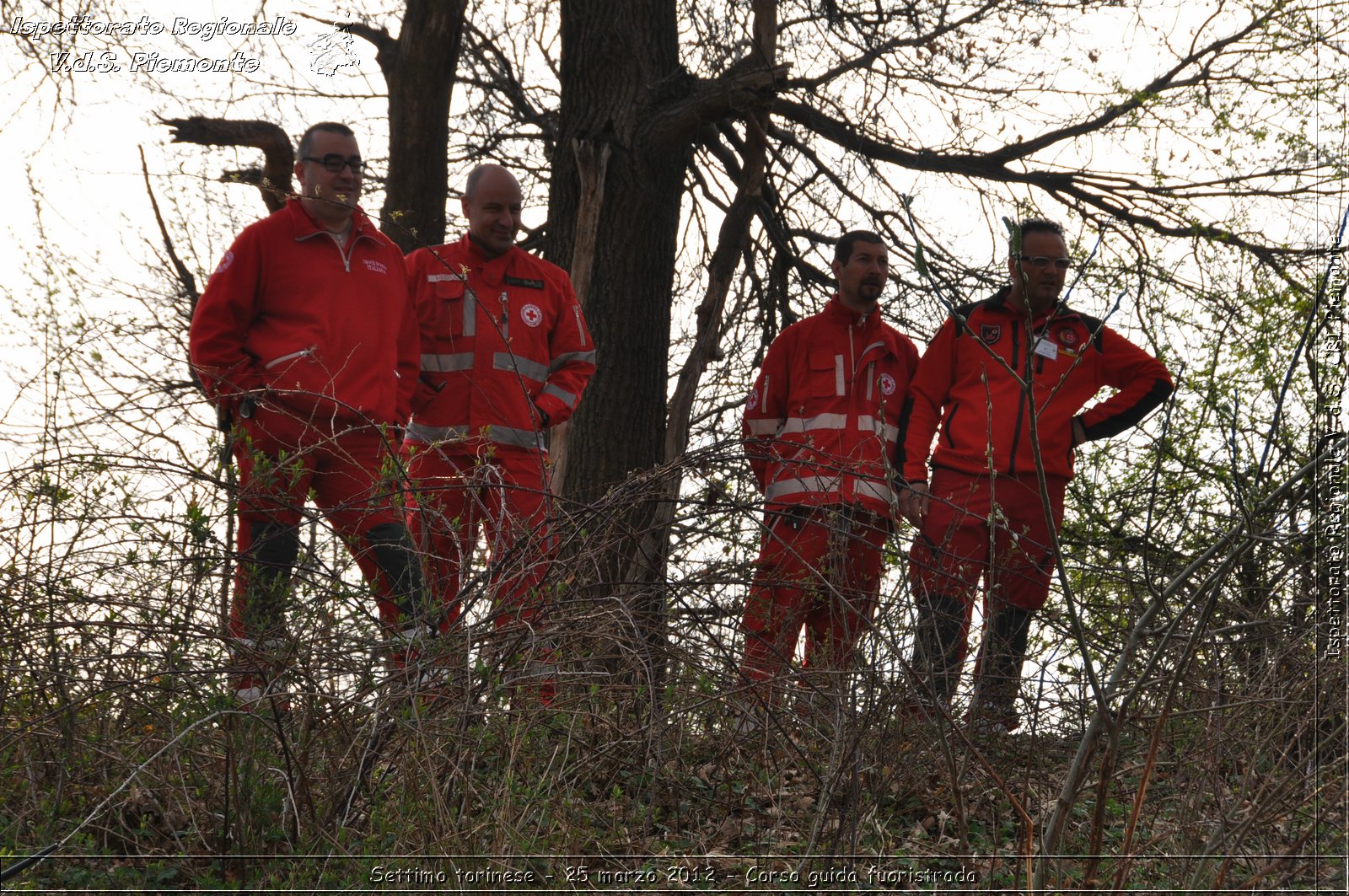 Settimo torinese - 25 marzo 2012 - Corso guida fuoristrada - Croce Rossa Italiana - Ispettorato Regionale Volontari del Soccorso Piemonte