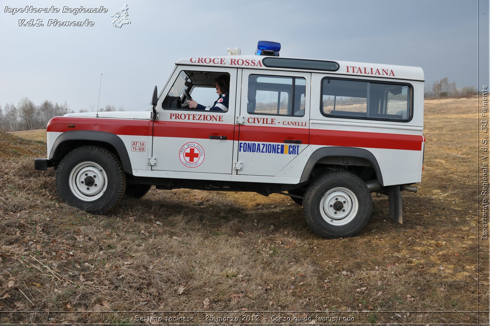 Settimo torinese - 25 marzo 2012 - Corso guida fuoristrada - Croce Rossa Italiana - Ispettorato Regionale Volontari del Soccorso Piemonte