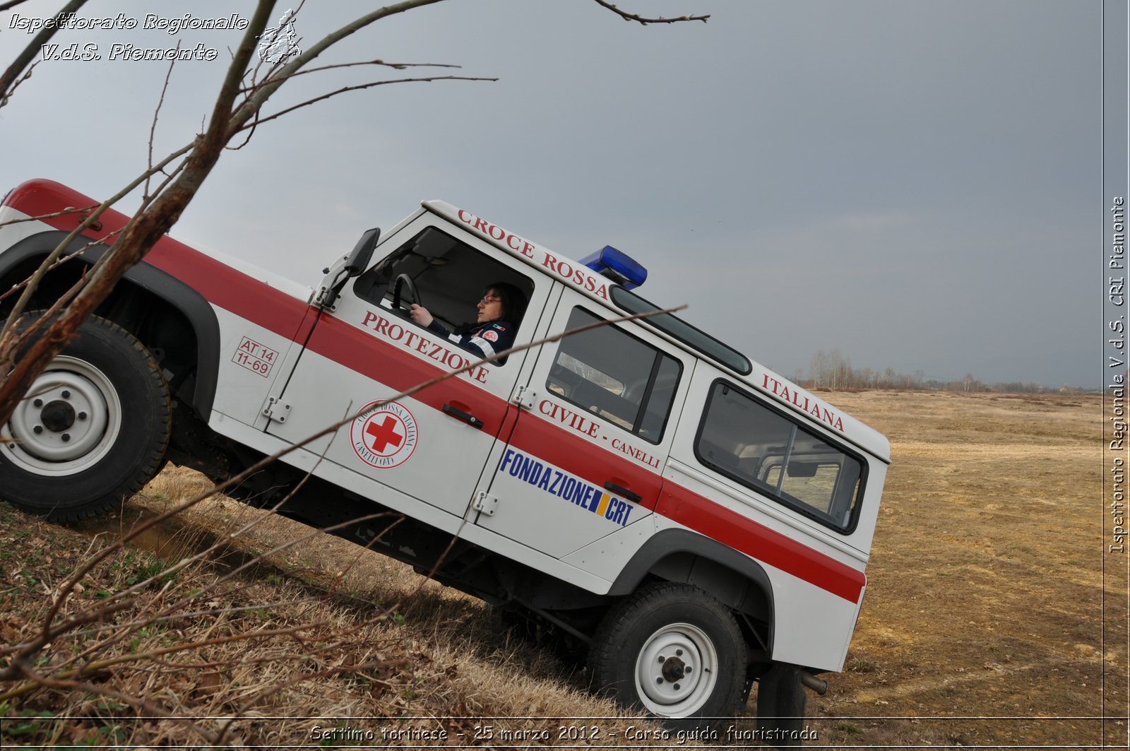 Settimo torinese - 25 marzo 2012 - Corso guida fuoristrada - Croce Rossa Italiana - Ispettorato Regionale Volontari del Soccorso Piemonte