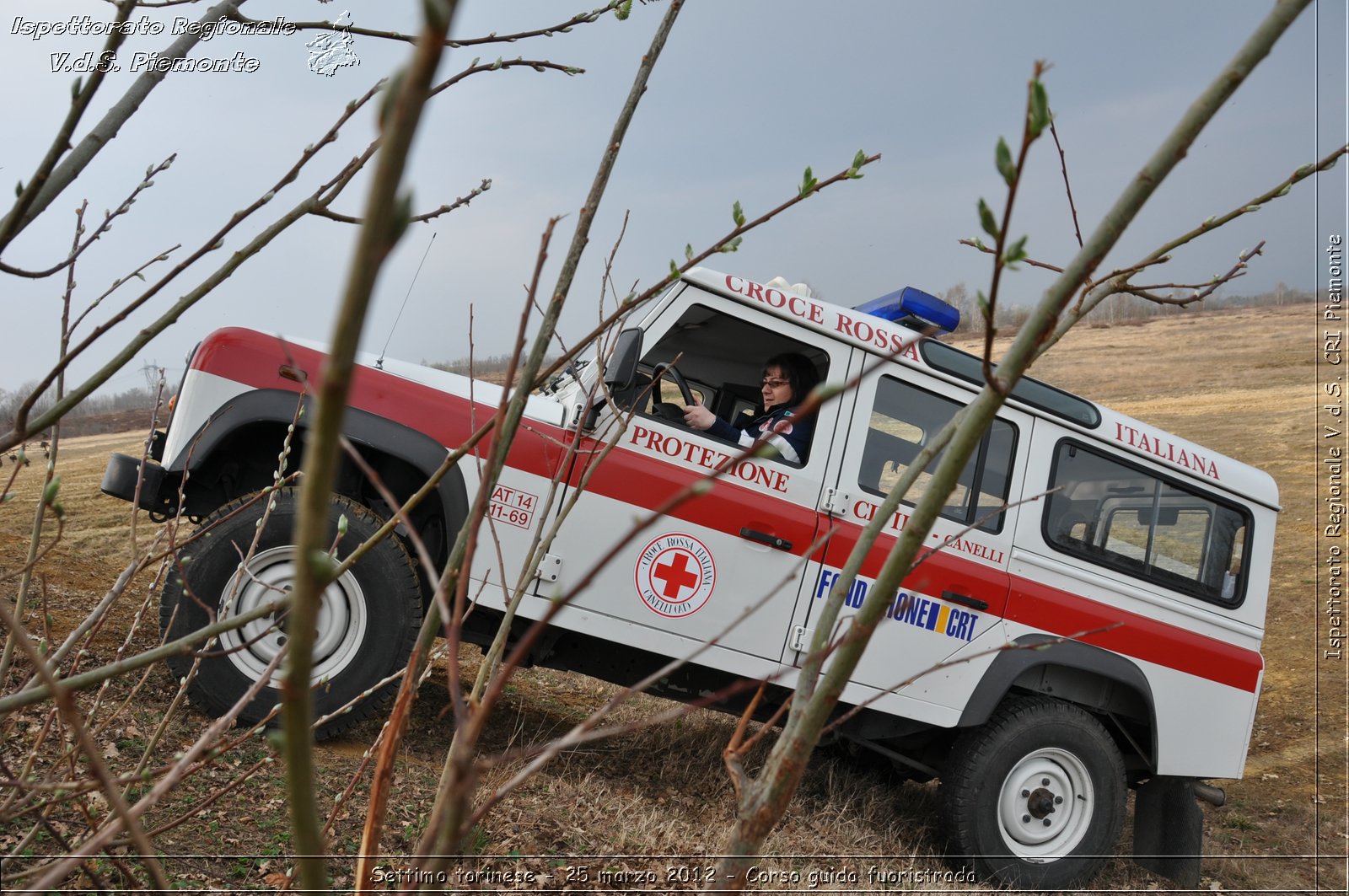 Settimo torinese - 25 marzo 2012 - Corso guida fuoristrada - Croce Rossa Italiana - Ispettorato Regionale Volontari del Soccorso Piemonte