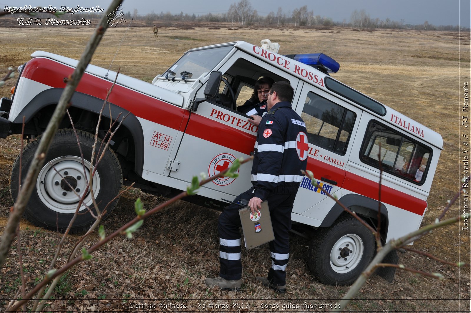 Settimo torinese - 25 marzo 2012 - Corso guida fuoristrada - Croce Rossa Italiana - Ispettorato Regionale Volontari del Soccorso Piemonte