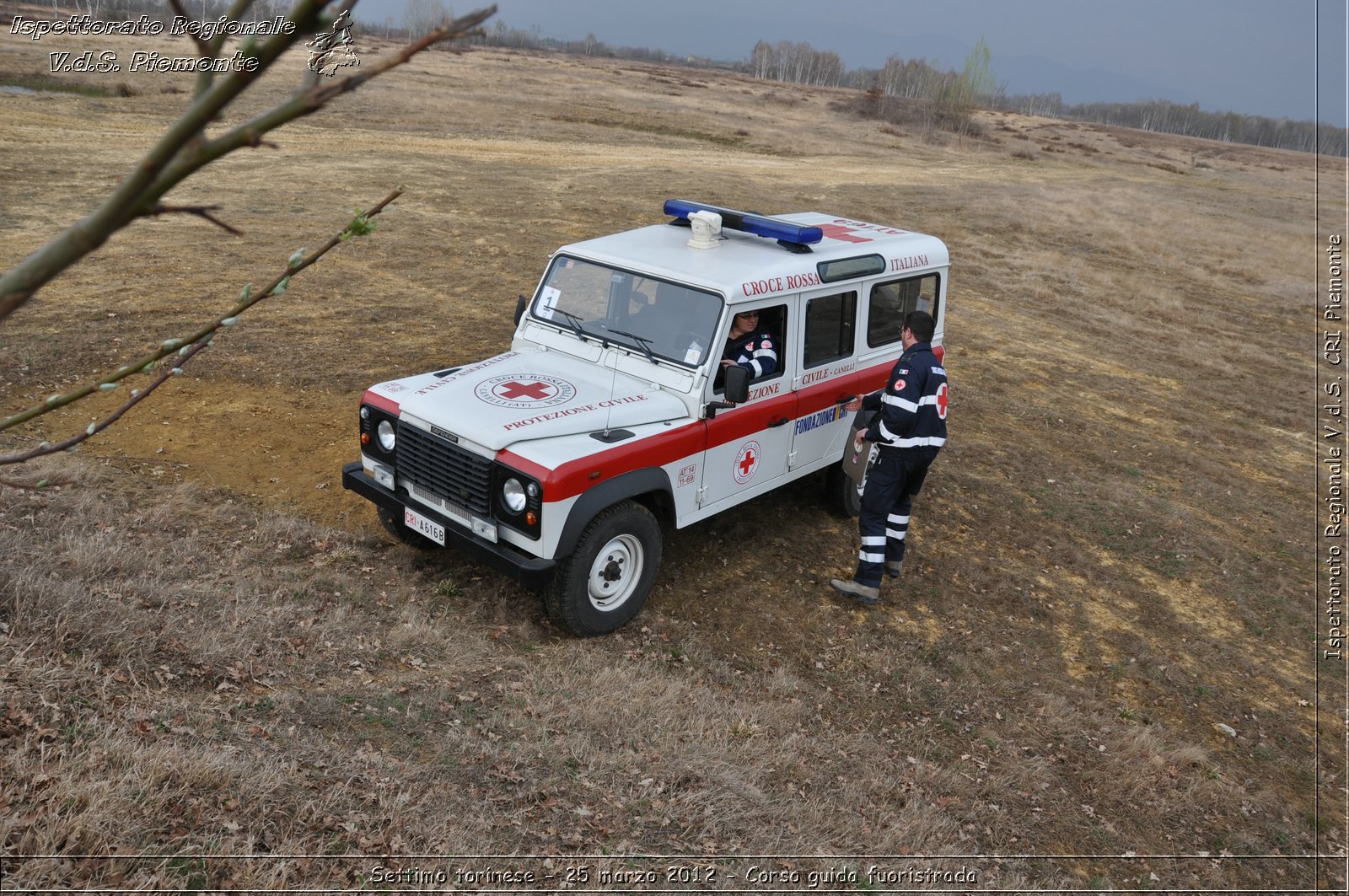 Settimo torinese - 25 marzo 2012 - Corso guida fuoristrada - Croce Rossa Italiana - Ispettorato Regionale Volontari del Soccorso Piemonte